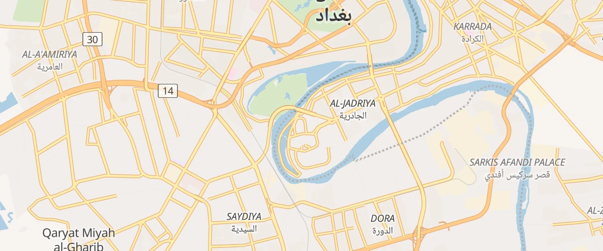Use the mapbox-gl-rtl-text plugin to support right-to-left languages such as Arabic and Hebrew.