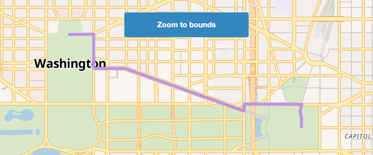 Get the bounds of a LineString.